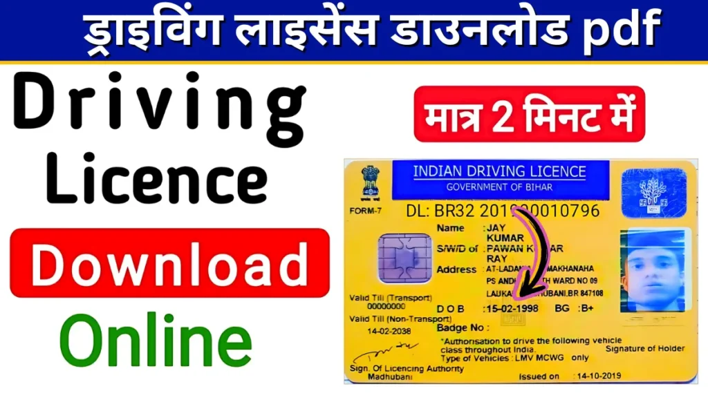 Driving Licence Download PDF