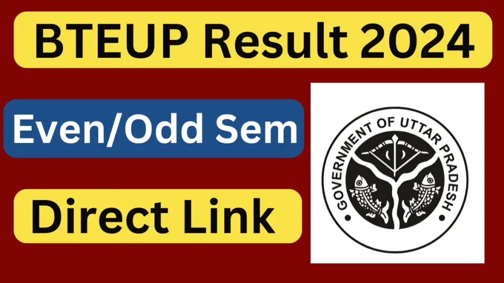 BTEUP Result 2024 Direct Link