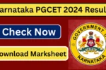 Karnataka PGCET 2024 Result