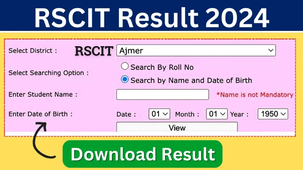 RSCIT Result 2024